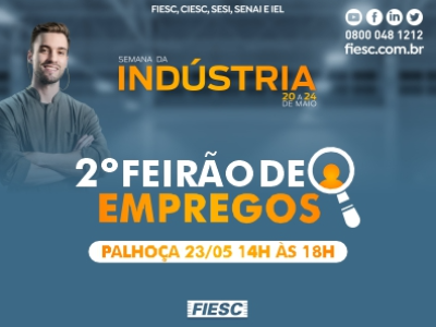 Imagem do evento FEIRÃO DE EMPREGOS PALHOÇA 🚀